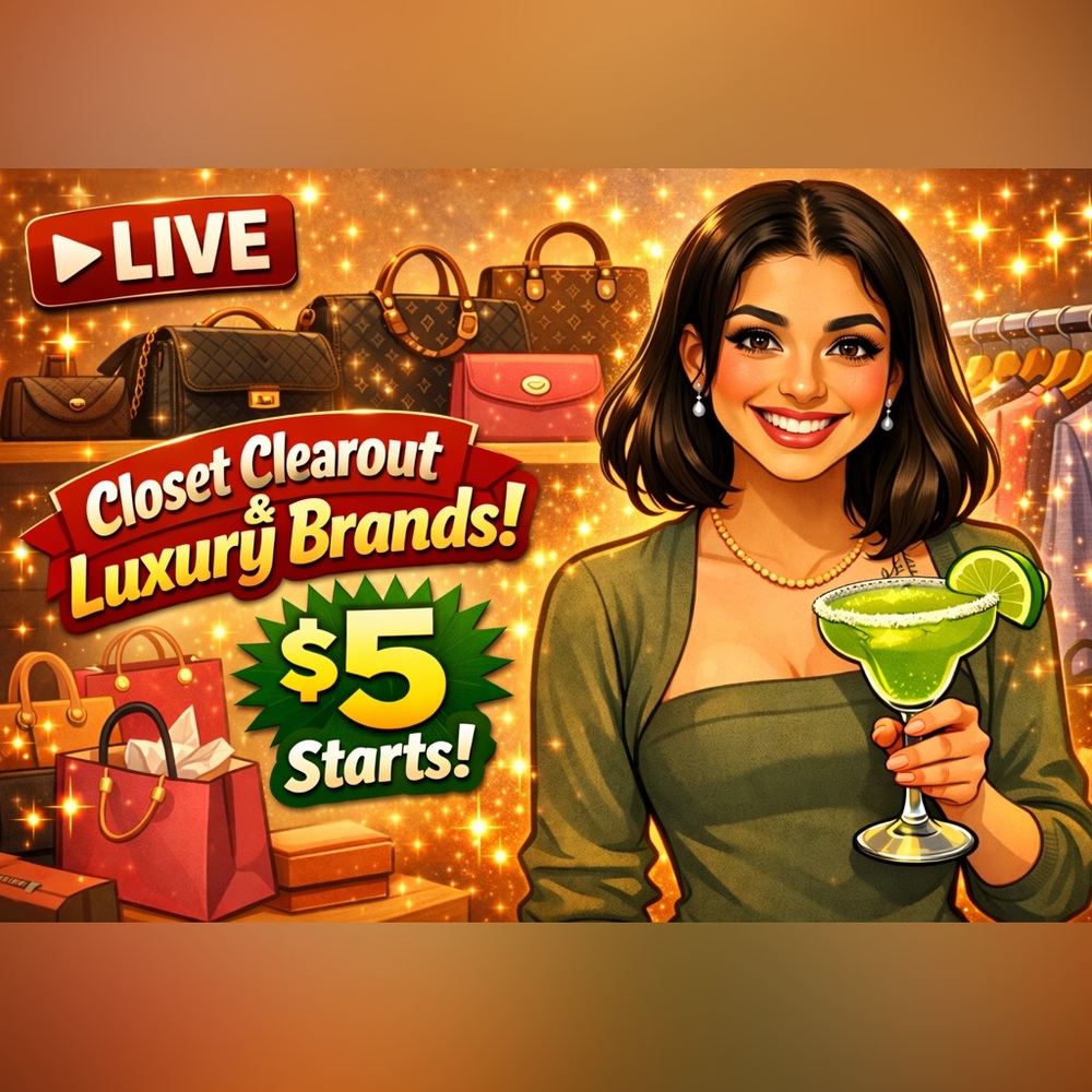 MrsBranflake Margarita Monday
LIVE SHOW $5 STARTS
💎14K&Pearl bracelet GIVEAWAY!💎